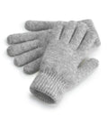 Cosy Ribbed Cuff Gloves GreyMarl
