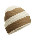 Colour Block Beanie VanillaBiscuit