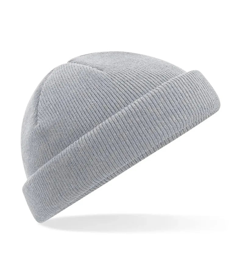 Recycled Mini Fisherman Beanie LightGrey