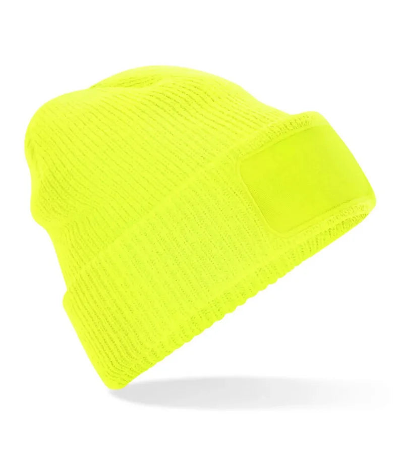 Thinsulate™ Patch Beanie FluorescentYellow