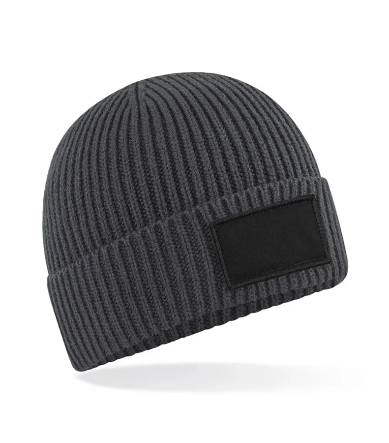 Fashion Patch Beanie GraphiteGrey/Black