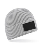 Fashion Patch Beanie LightGrey/Black