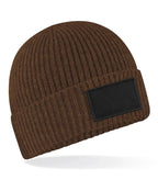 Fashion Patch Beanie Walnut/Black