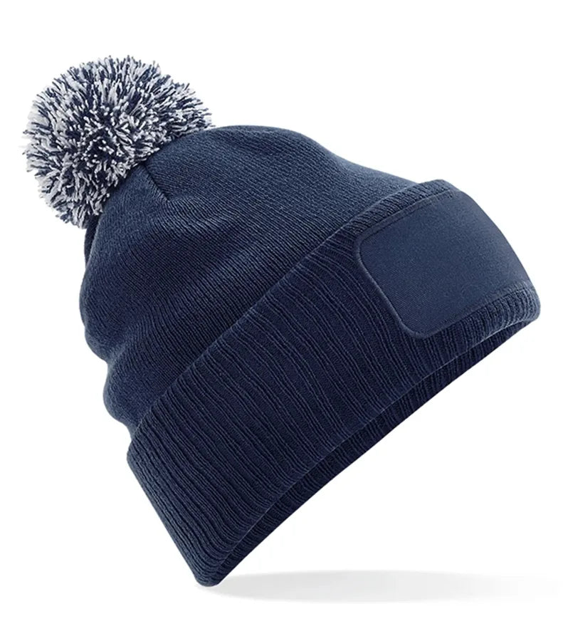 Snowstar® Patch Beanie FrenchNavy/LightGrey