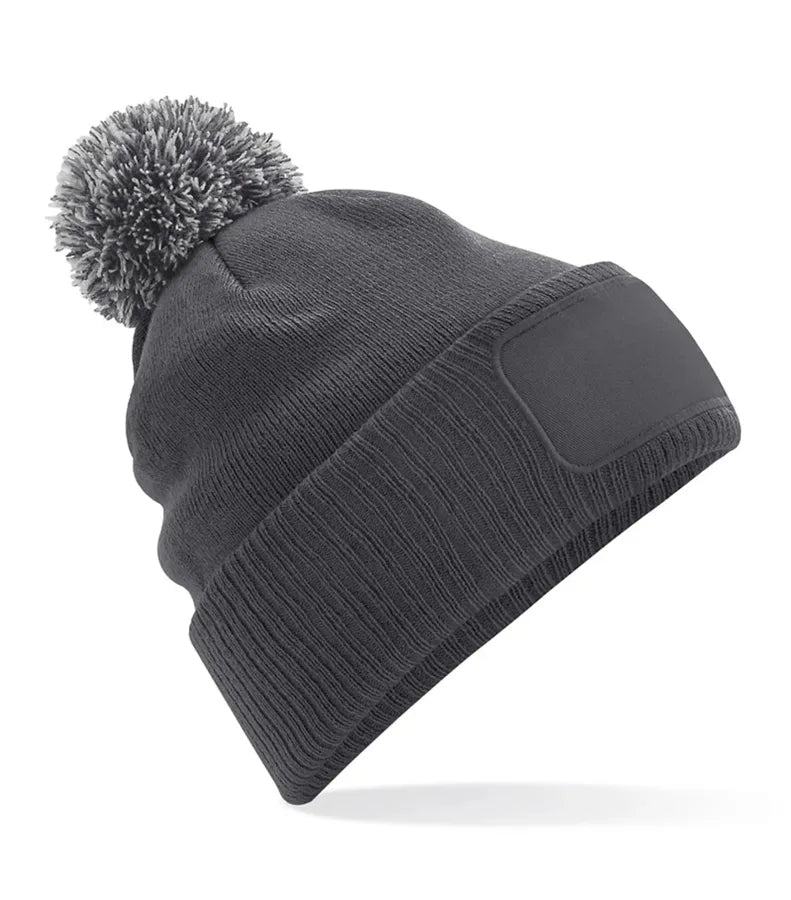 Snowstar® Patch Beanie GraphiteGrey/LightGrey