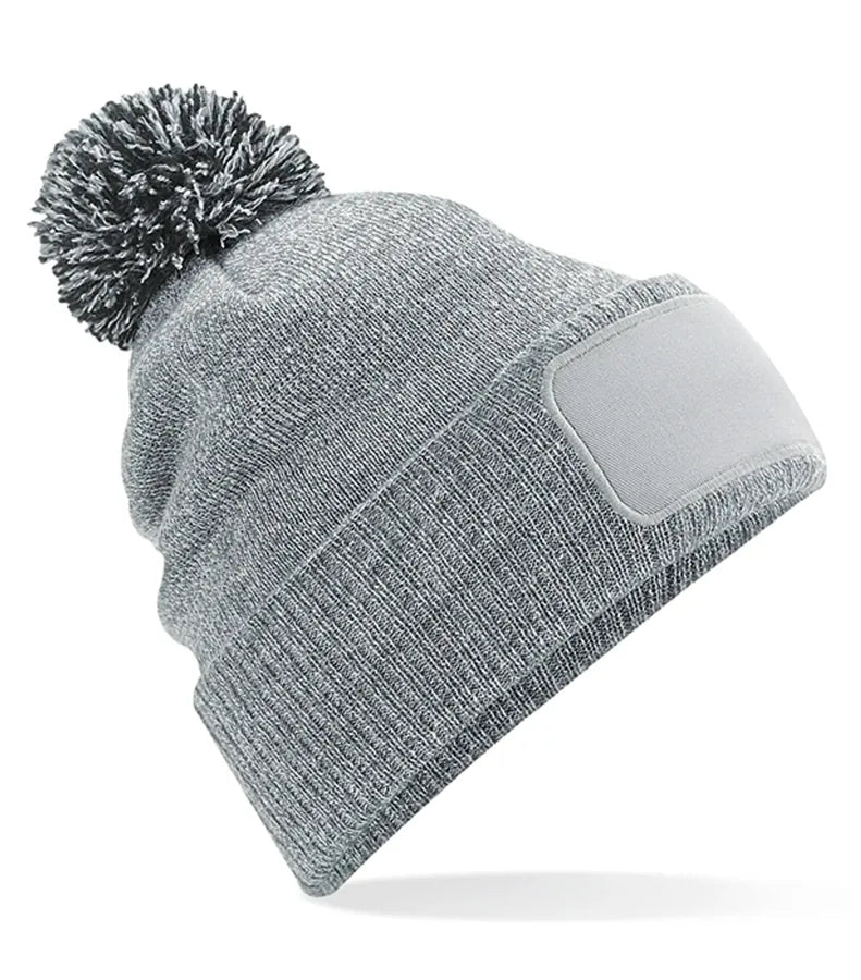 Snowstar® Patch Beanie HeatherGrey/Black