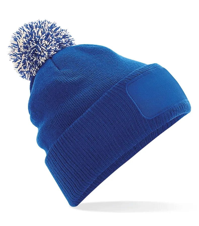 Snowstar® Patch Beanie BrightRoyal/OffWhite