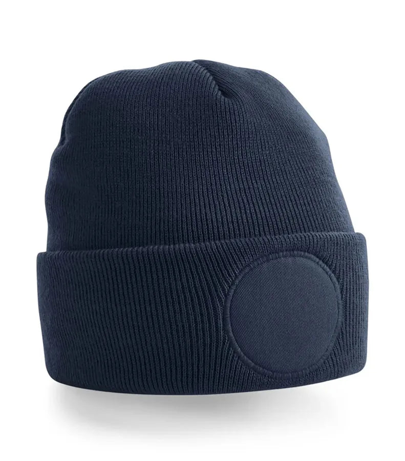 Circular Patch Beanie FrenchNavy