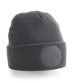 Circular Patch Beanie GraphiteGrey
