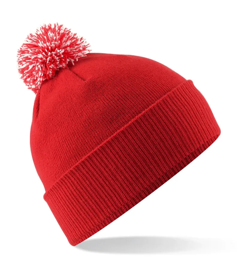 Junior Snowstar® Beanie BrightRed/OffWhite