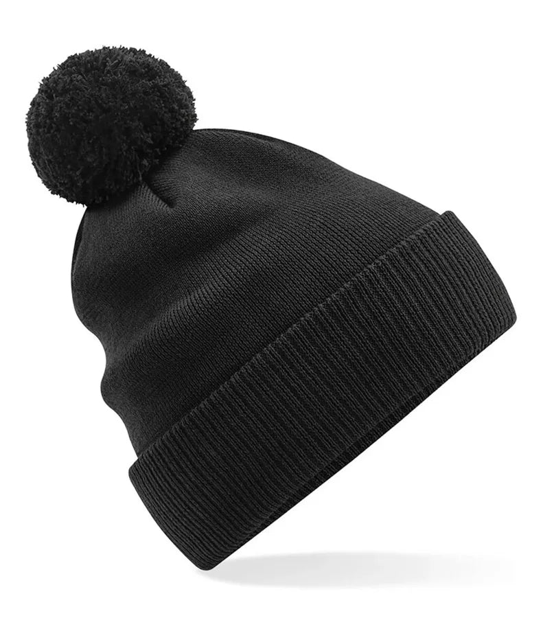 Organic Cotton Snowstar Beanie Black