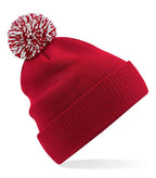 Recycled Snowstar Beanie ClassicRed/White