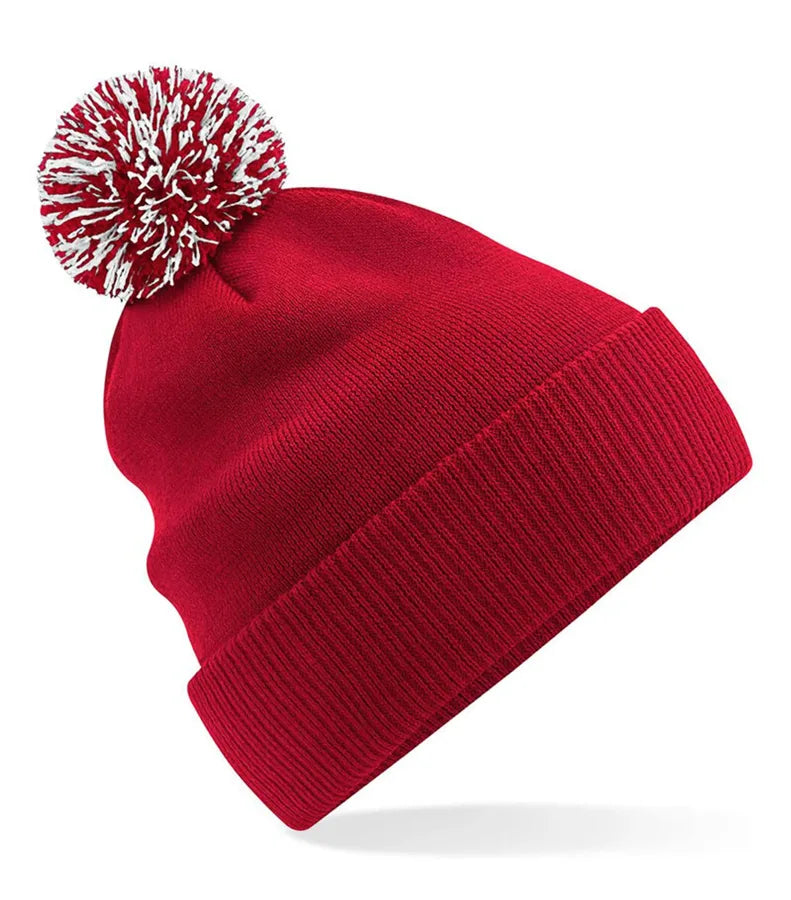 Recycled Snowstar Beanie ClassicRed/White