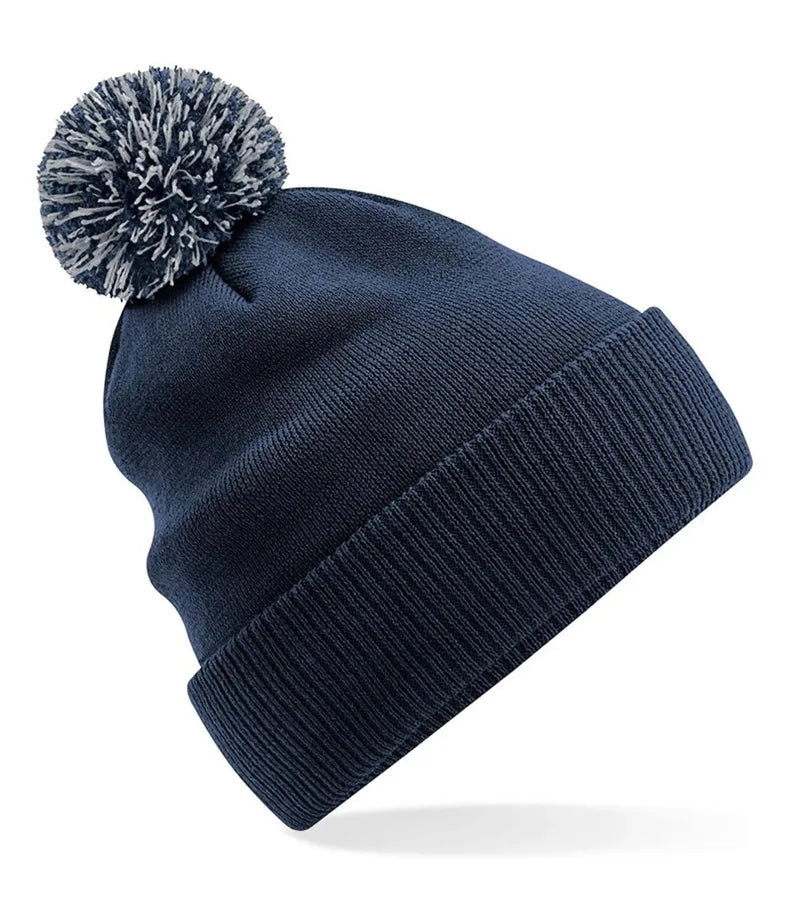 Recycled Snowstar Beanie FrenchNavy/LightGrey