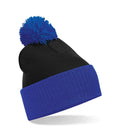 Snowstar® Two-Tone Beanie Black/BrightRoyal