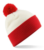 Snowstar® Two-Tone Beanie OffWhite/BrightRed