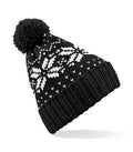 Fair Isle Snowstar® Beanie Black/White
