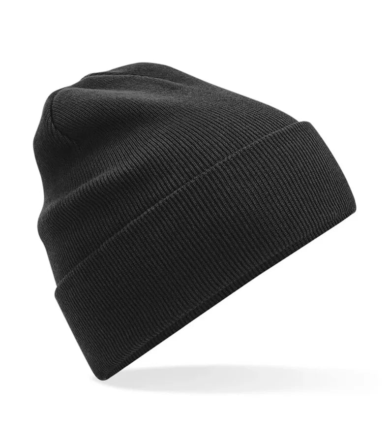 Organic Cotton Original Cuffed Beanie Black