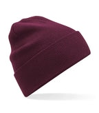 Organic Cotton Original Cuffed Beanie Burgundy