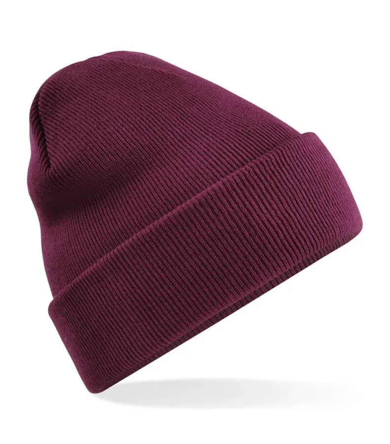 Recycled Original Cuffed Beanie Burgundy