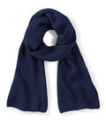 Metro Knitted Scarf FrenchNavy