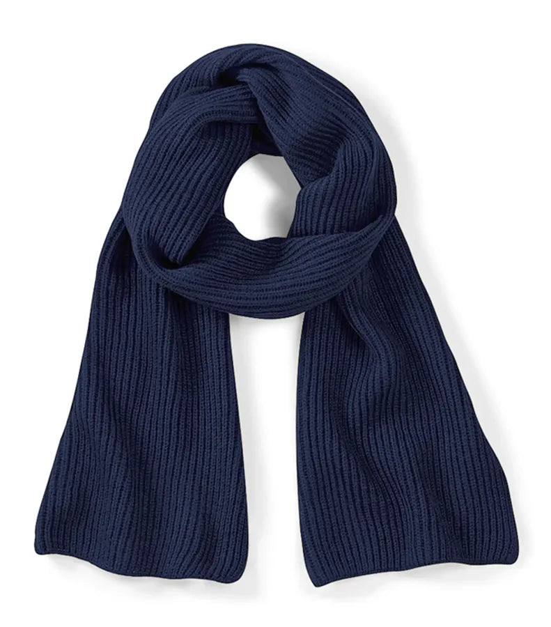 Metro Knitted Scarf FrenchNavy