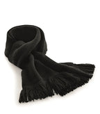 Classic Knitted Scarf Black