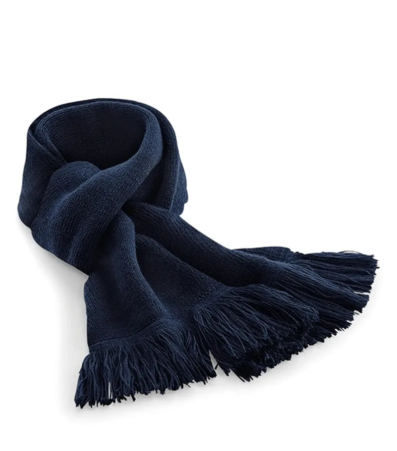 Classic Knitted Scarf FrenchNavy