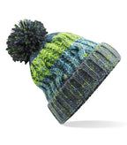 Corkscrew Pom Pom Beanie ElectricGrey