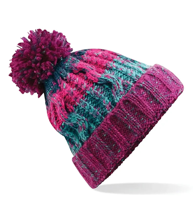 Corkscrew Pom Pom Beanie WinterBerries