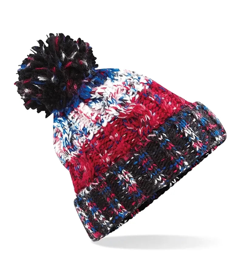 Corkscrew Pom Pom Beanie BlackJacks