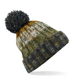 Corkscrew Pom Pom Beanie AutumnMoss