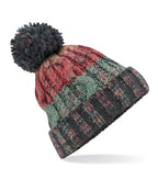 Corkscrew Pom Pom Beanie WatermelonBreeze