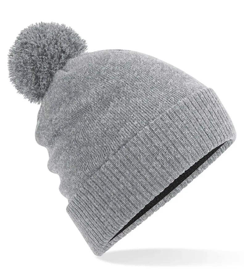Water Repellent Thermal Snowstar Beanie HeatherGrey