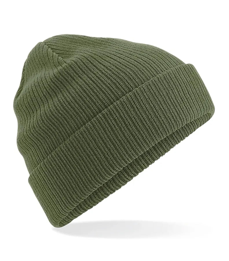 Organic Cotton Beanie OliveGreen