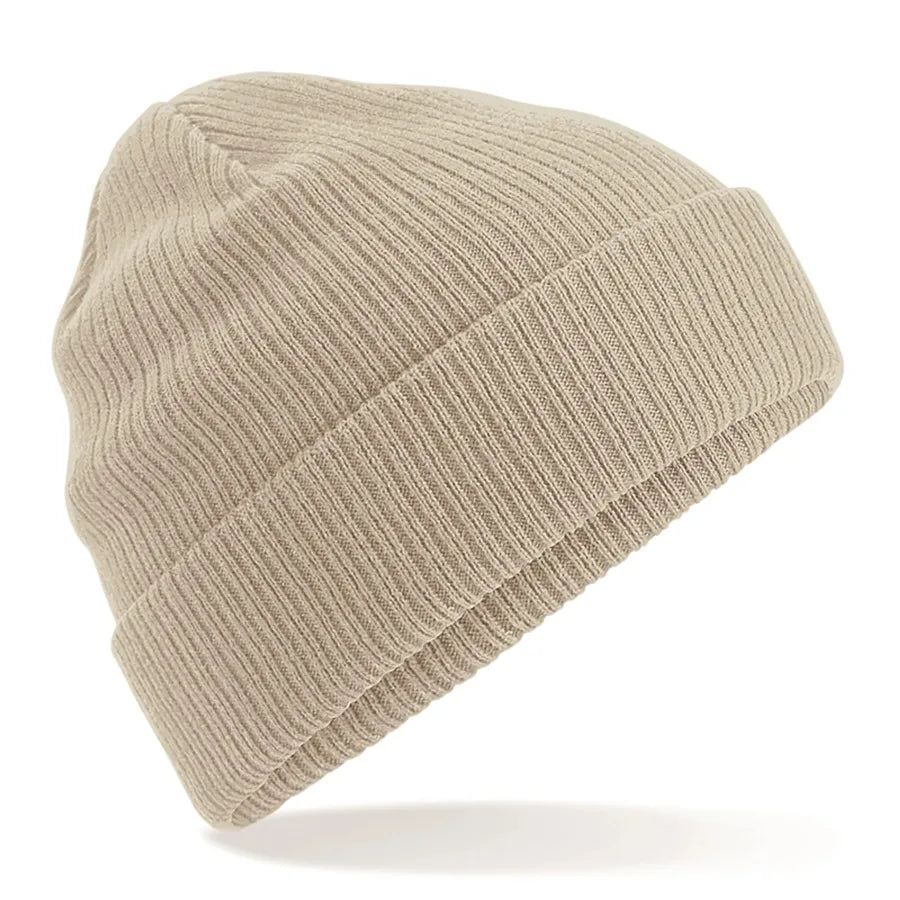 Organic Cotton Beanie Sand