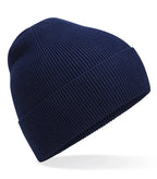 Organic Cotton Fine Knit Beanie OxfordNavy