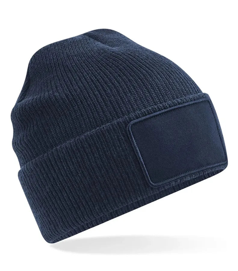 Removable Patch Thinsulate Beanie FrenchNavy