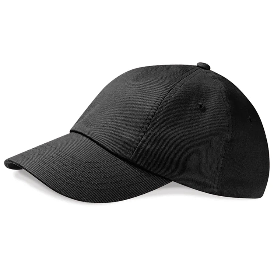 Low Profile Heavy Cotton Drill Cap Black