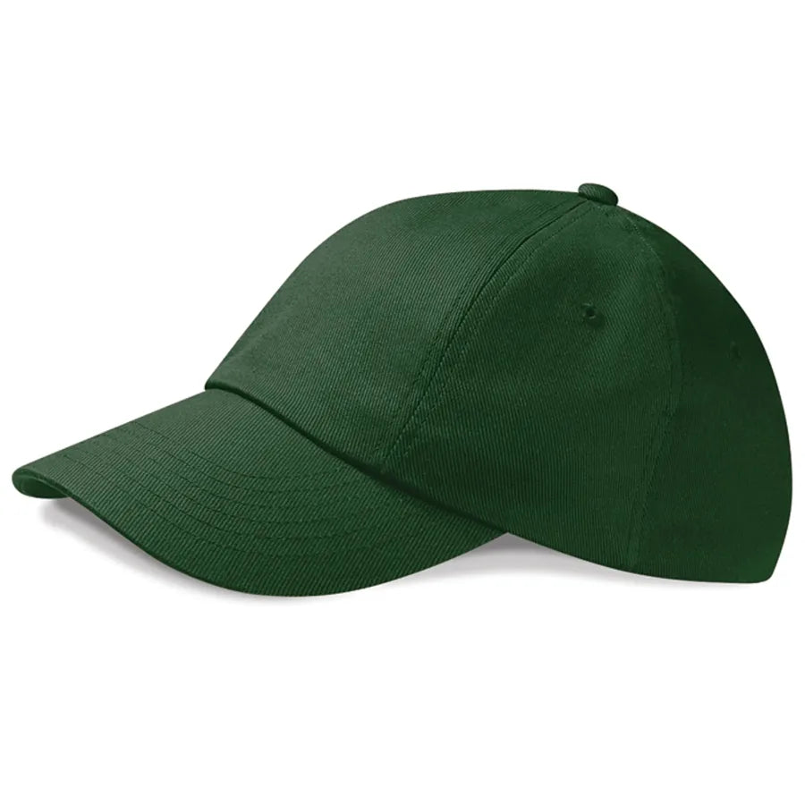 Low Profile Heavy Cotton Drill Cap BottleGreen