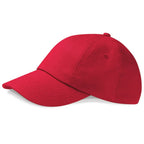Low Profile Heavy Cotton Drill Cap ClassicRed