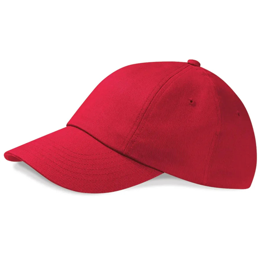 Low Profile Heavy Cotton Drill Cap ClassicRed