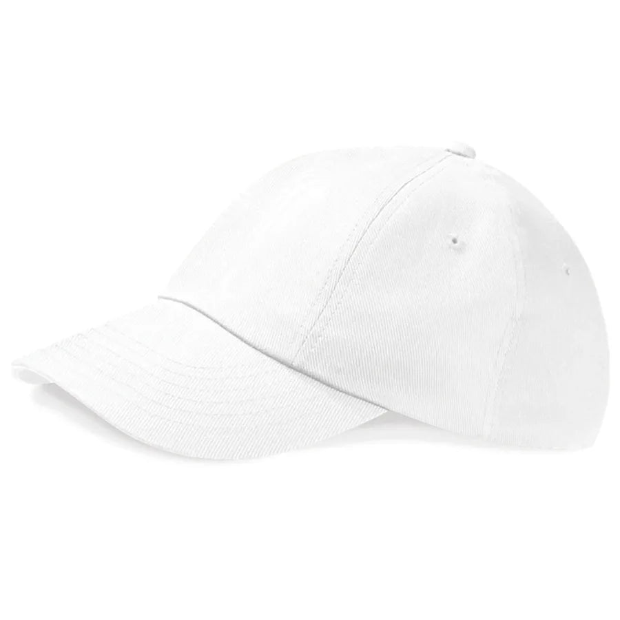 Low Profile Heavy Cotton Drill Cap White