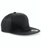 5 Panel Snapback Rapper Cap Black