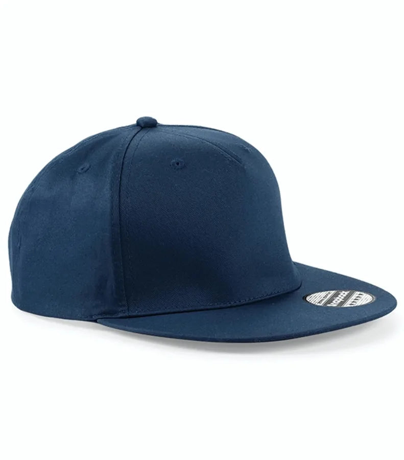5 Panel Snapback Rapper Cap FrenchNavy