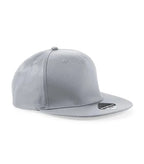 5 Panel Snapback Rapper Cap LightGrey