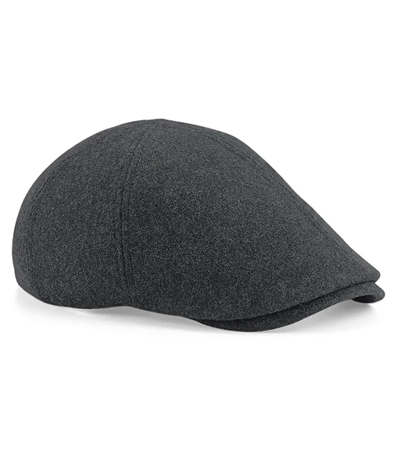 Melton Wool Ivy Cap CharcoalMarl