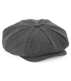 Heritage Baker Boy Cap CharcoalHerringbone