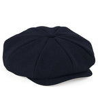 Heritage Baker Boy Cap NavyHerringbone