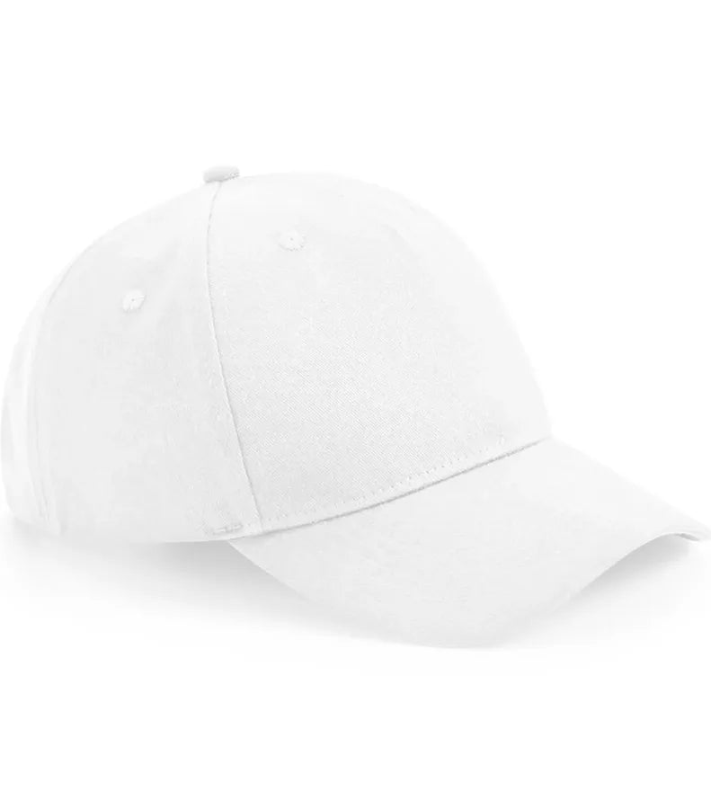 Organic Cotton 5 Panel Cap White